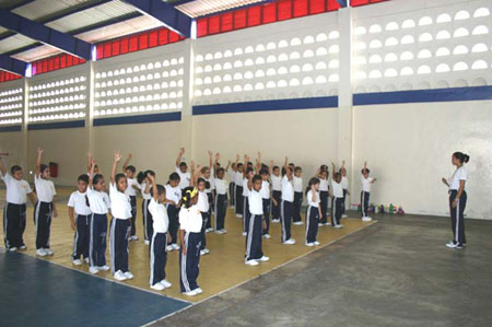 Gimnasio, estudiantes 